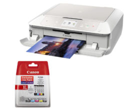 Canon PIXMA MG7751 All-in-One Wireless Inkjet Printer & PGI570XL/571 Ink Cartridges Bundle